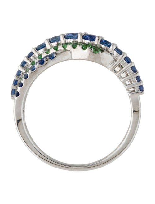 Le Vian 14K Sapphire & Tsavorite Garnet Band Ring