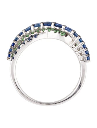 Le Vian 14K Sapphire & Tsavorite Garnet Band Ring