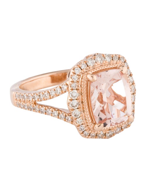 Le Vian 14K Morganite & Diamond Cocktail Ring