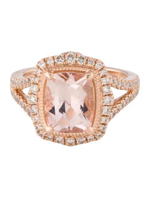 Le Vian 14K Morganite & Diamond Cocktail Ring