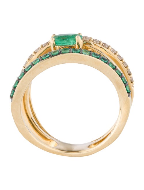 Le Vian 14K Emerald & Diamond Cocktail Ring