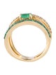 Le Vian 14K Emerald & Diamond Cocktail Ring