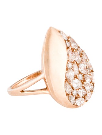 Le Vian 14K 1.27ctw Diamond Teardrop Cocktail Ring