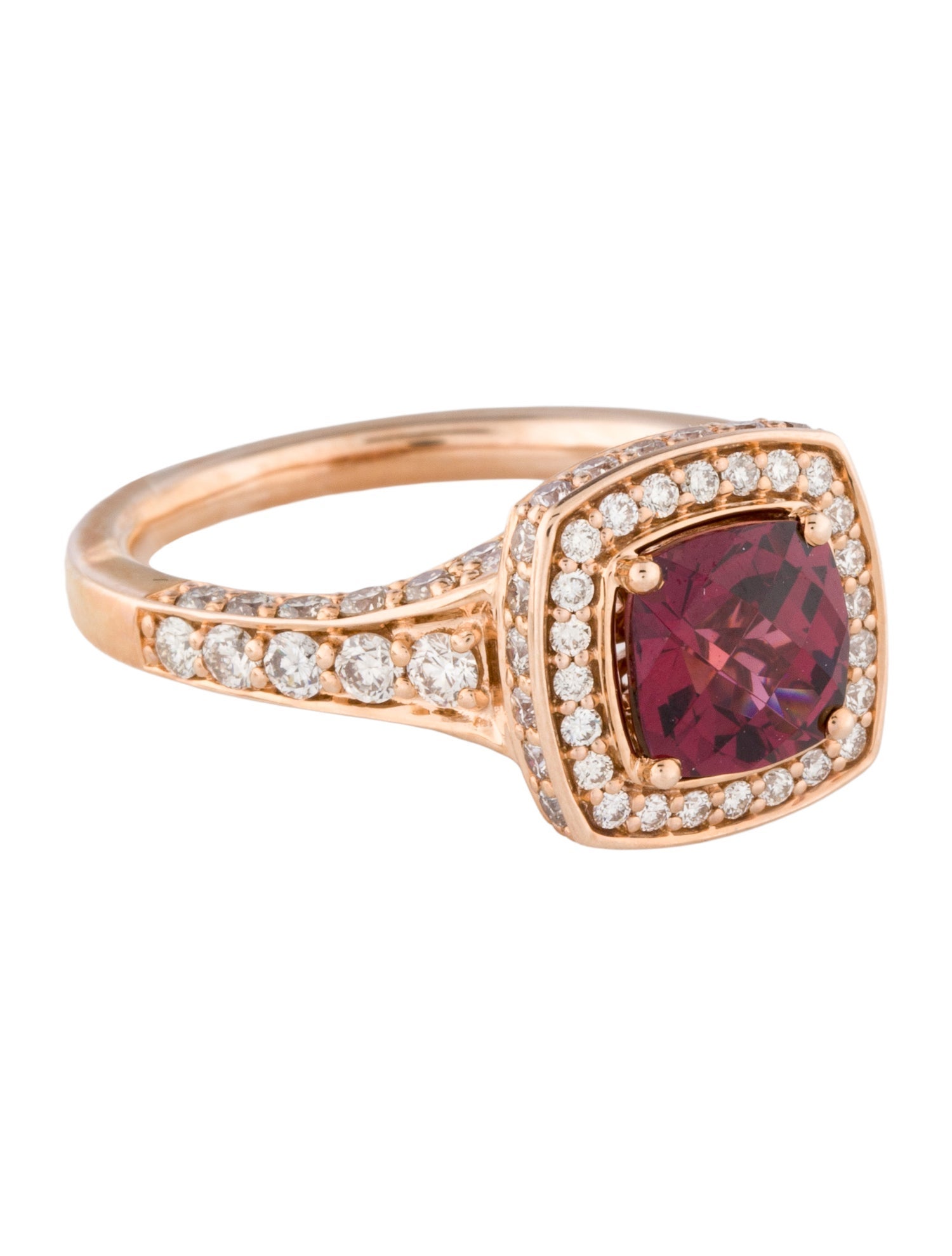 Le Vian 14K Rhodolite & Diamond Cocktail Ring