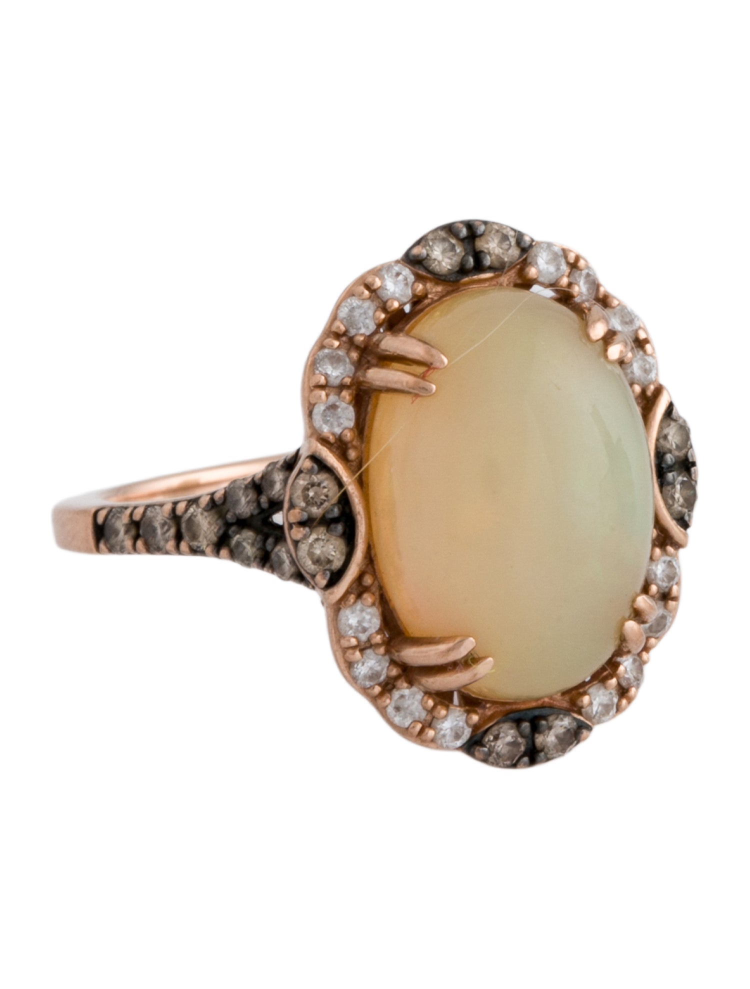 Le Vian 14K Opal & Diamond Cocktail Ring