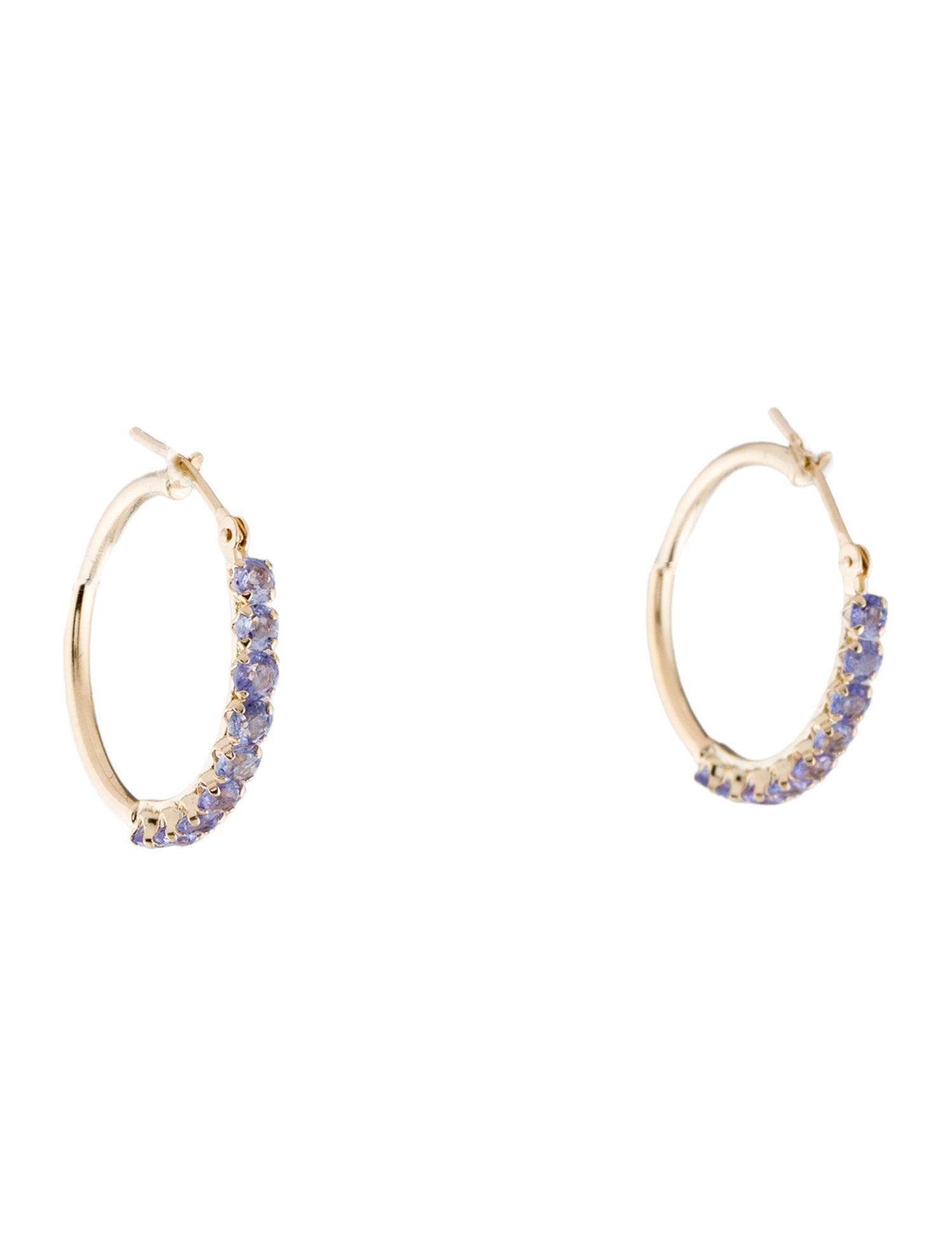 Le Vian 14K 1.32ctw Diamond Hoop Earrings