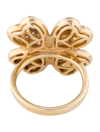 Le Vian 14K 1.01ctw Diamond Clover Cocktail Ring