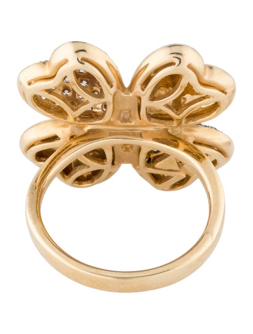 Le Vian 14K 1.01ctw Diamond Clover Cocktail Ring