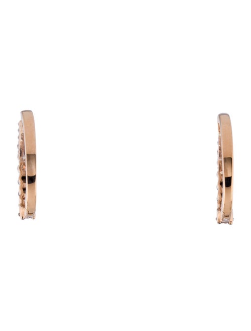 Le Vian 14K 1.21ctw Diamond Hoop Earrings