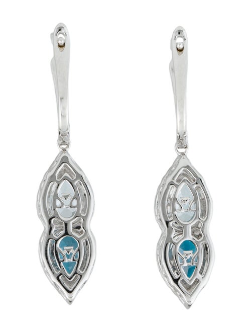 Le Vian 14K Topaz & Diamond Drop Earrings
