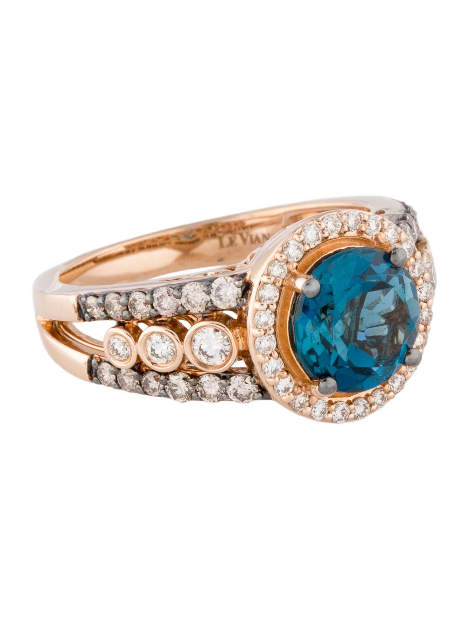 Le Vian 14K Topaz & Diamond Cocktail Ring