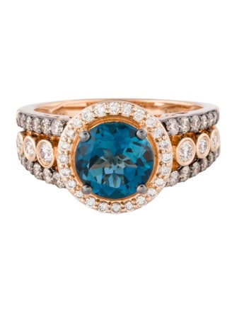 Le Vian 14K Topaz & Diamond Cocktail Ring