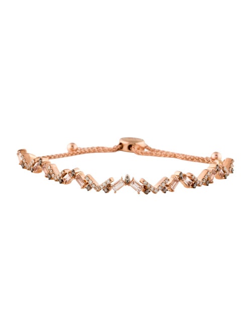 Le Vian 14K Morganite & Diamond Bolo Bracelet