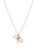 Le Vian 14K Morganite & Diamond Pendant Necklace