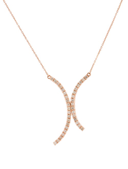 Le Vian 14K Diamond Curve Necklace