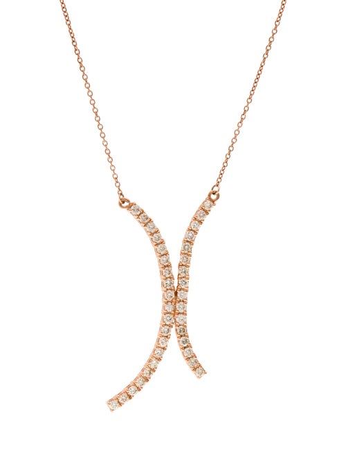 Le Vian 14K Diamond Curve Necklace