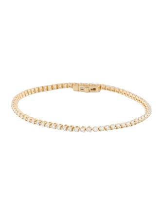 Le Vian 14K 1.25ctw Diamond Station Bracelet