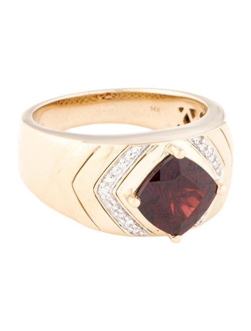 Le Vian 14K Garnet & Diamond Cocktail Ring