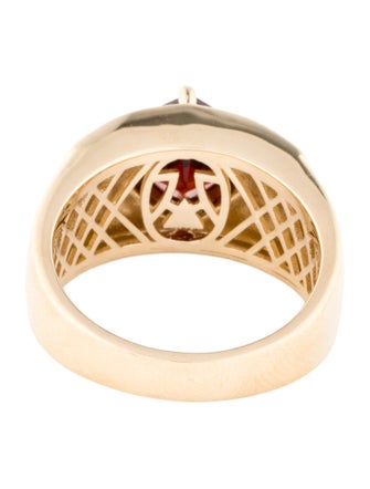 Le Vian 14K Garnet & Diamond Cocktail Ring