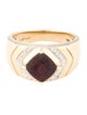 Le Vian 14K Garnet & Diamond Cocktail Ring