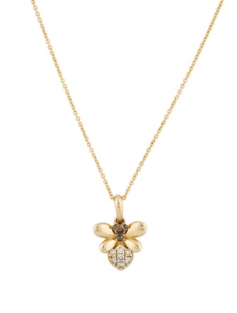 Le Vian 14K Diamond Honey Bee Pendant Necklace