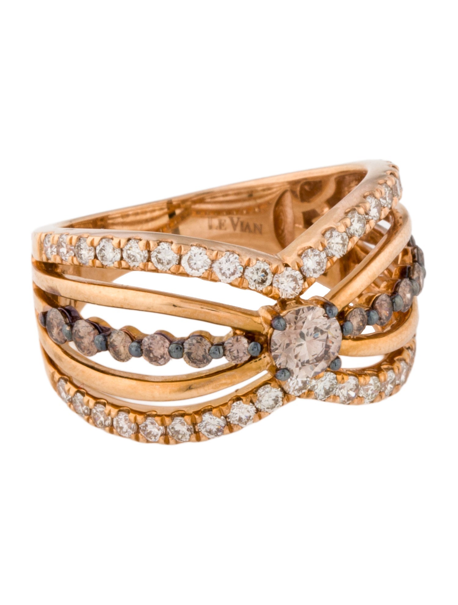 Le Vian 14K 1.08ctw Diamond Cocktail Ring