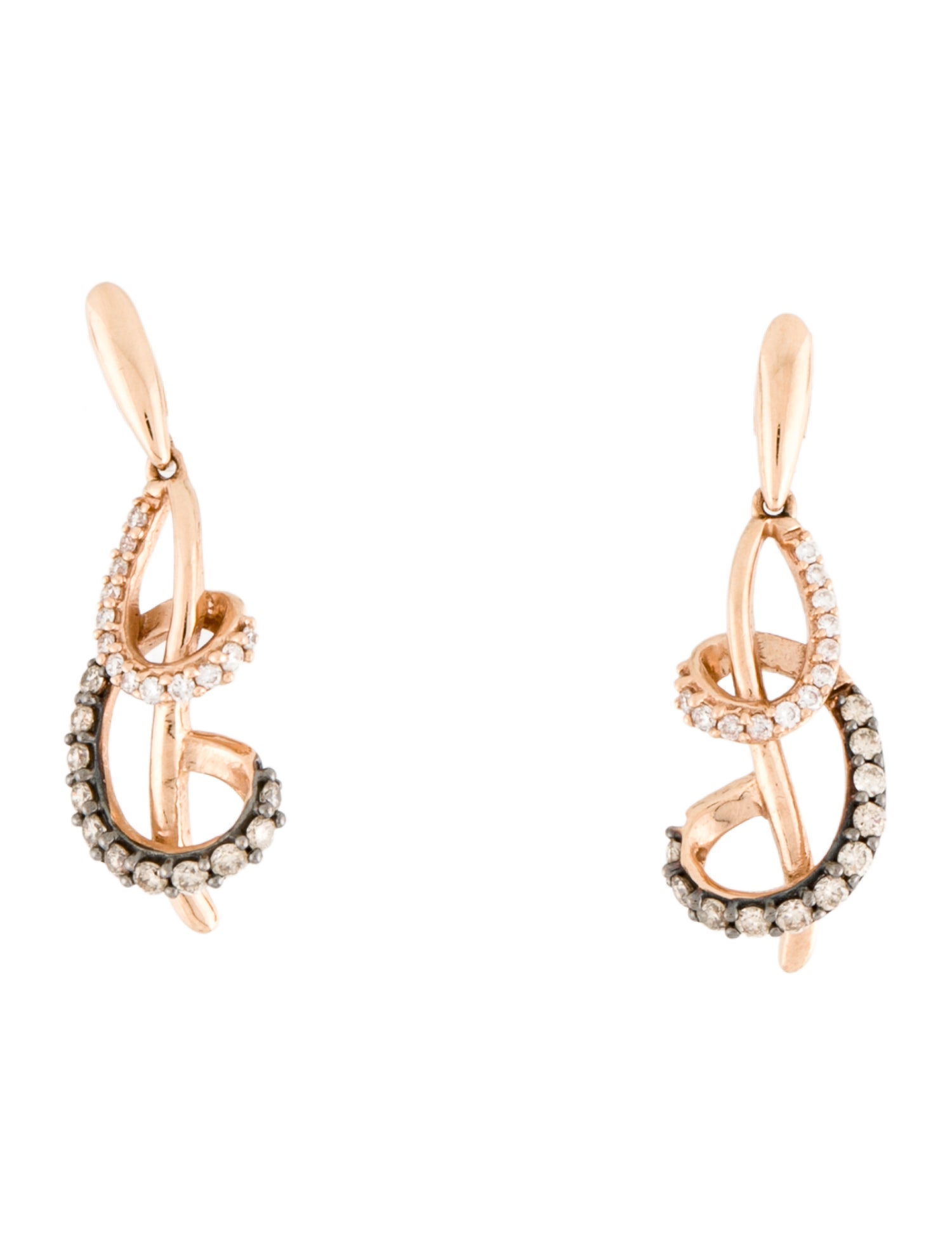 Le Vian 14K Diamond Drop Earrings