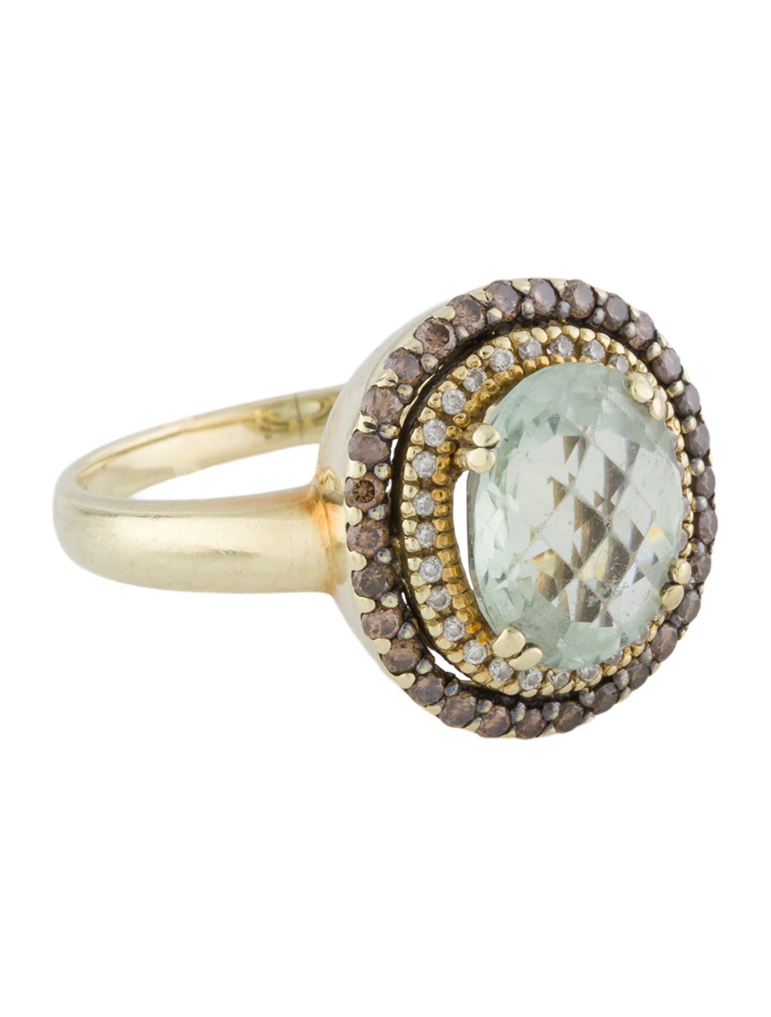 Le Vian 14K Prasiolite & Diamond Cocktail Ring