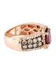Le Vian 14K 2.16ct Rhodolite and Diamond Cocktail Ring
