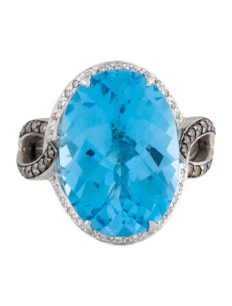 Le Vian 14K Topaz & Diamond Cocktail Ring
