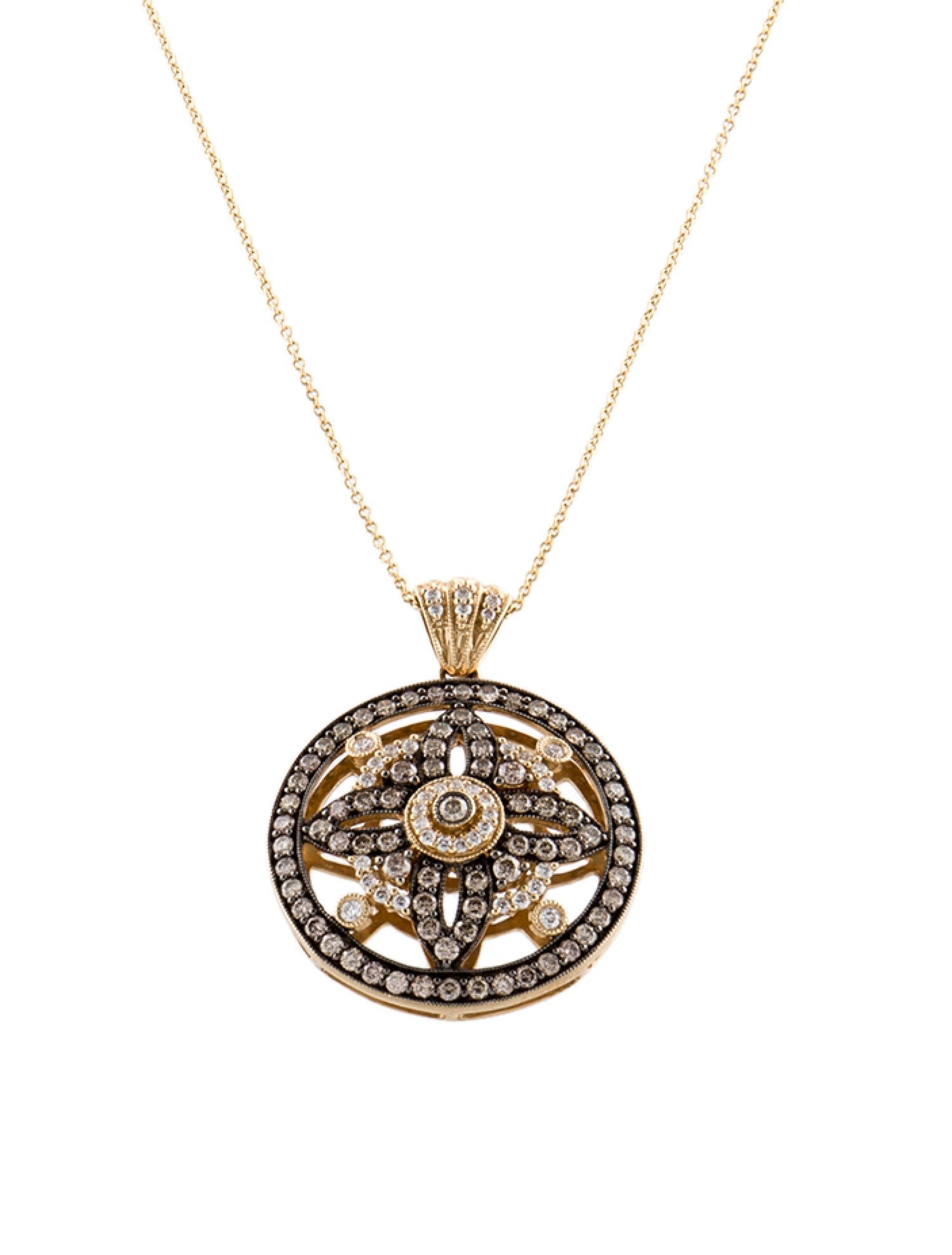 Le Vian 14K Diamond Circle Pendant