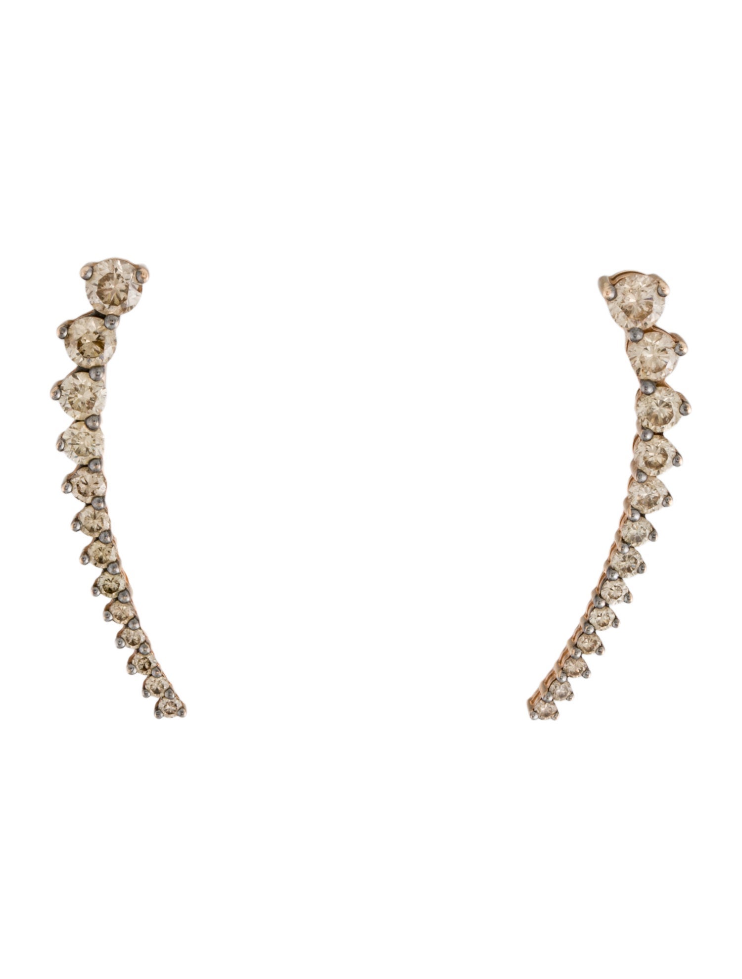 Le Vian 14K Diamond Ear Climber Earrings
