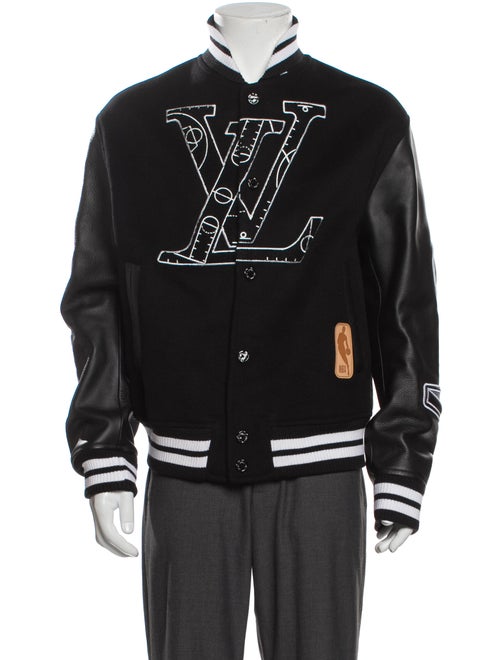 Louis Vuitton x NBA Graphic Print Varsity Jacket