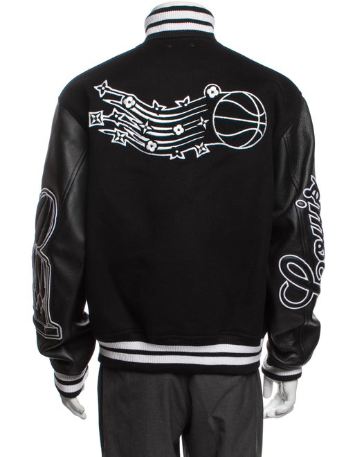 Louis Vuitton x NBA Graphic Print Varsity Jacket