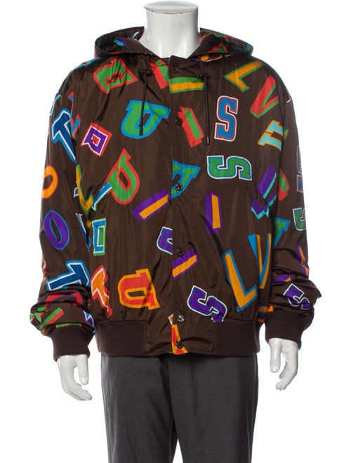 Louis Vuitton x NBA 2021 Letters Hooded Jacket