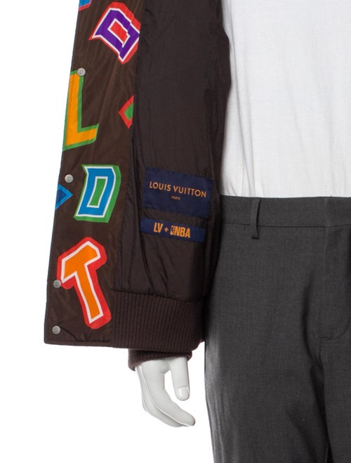Louis Vuitton x NBA 2021 Letters Hooded Jacket