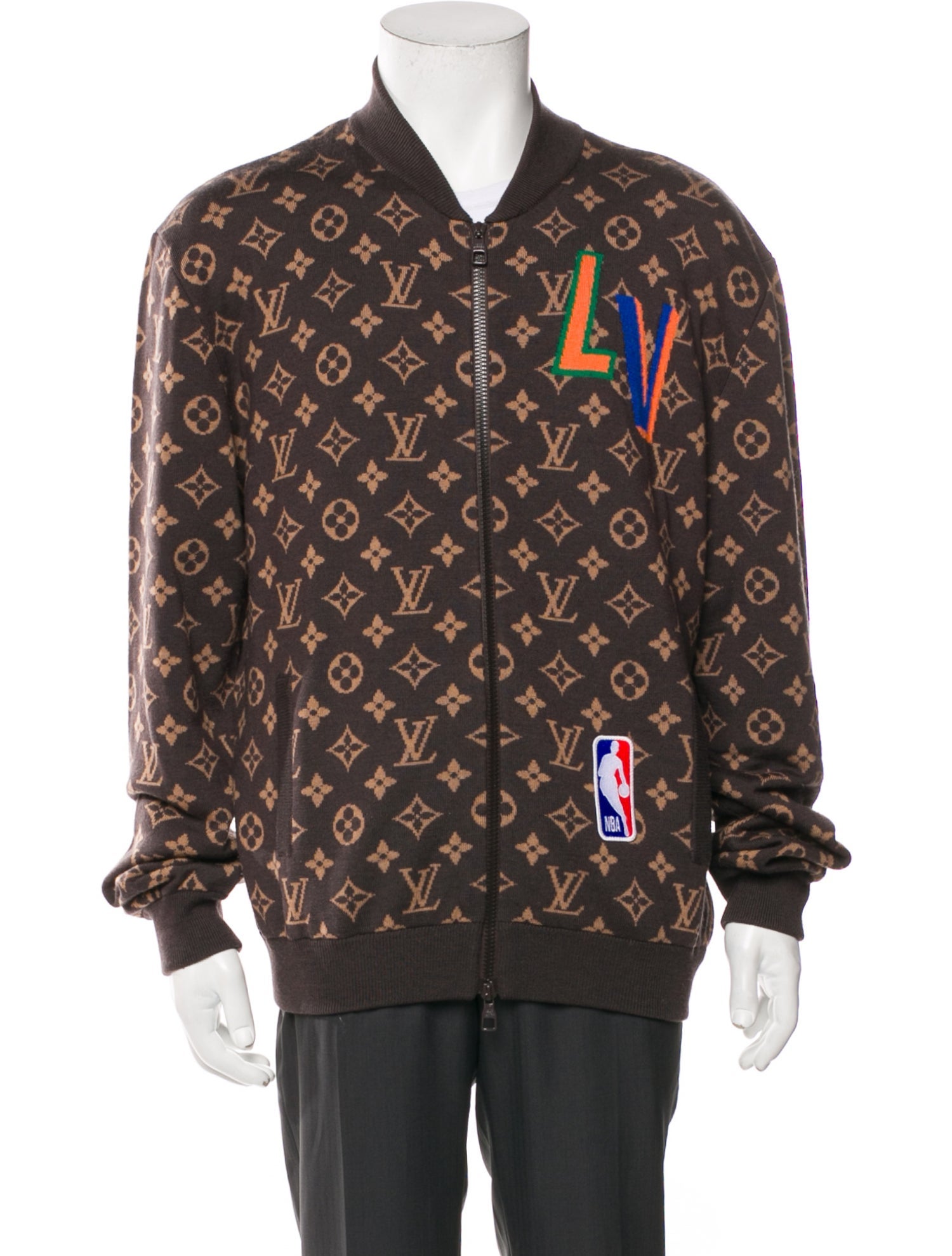 Louis Vuitton x NBA 2021 LV Monogram Bomber Jacket