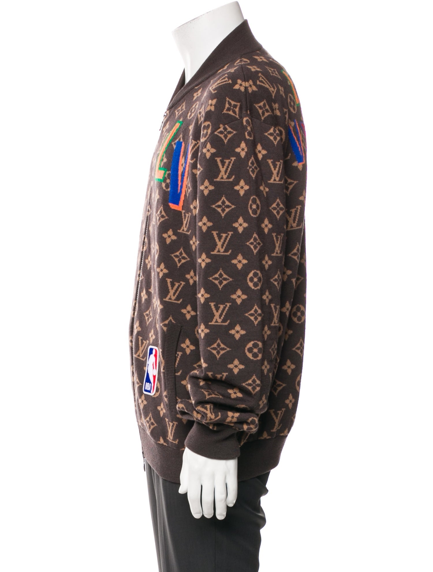 Louis Vuitton x NBA 2021 LV Monogram Bomber Jacket