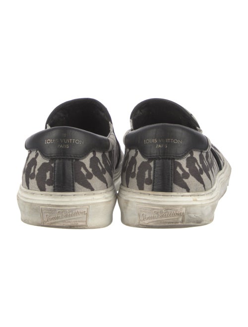 Louis Vuitton x NBA LV X NBA Canvas Logo Trocadero Canvas Boat Shoes