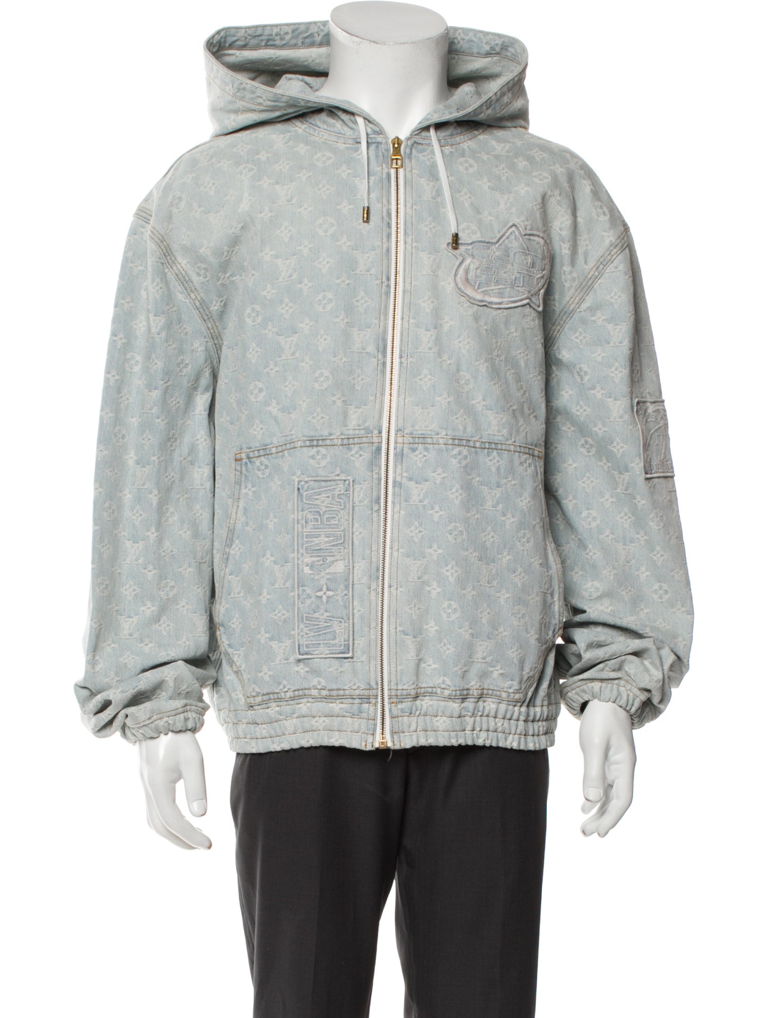 Louis Vuitton x NBA 2021 LV Monogram Denim Jacket