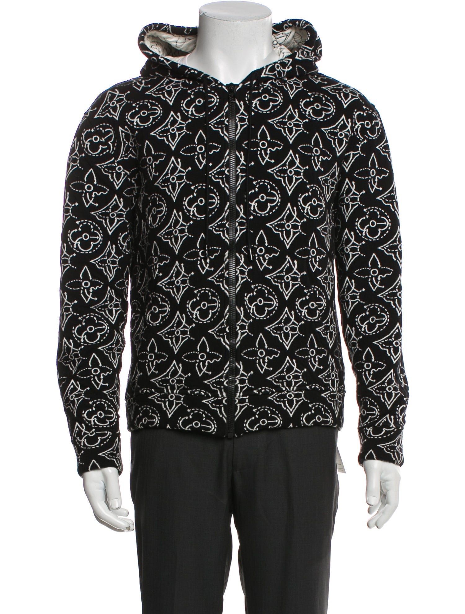 Louis Vuitton x NBA 2021 Monogram Pattern Hoodie