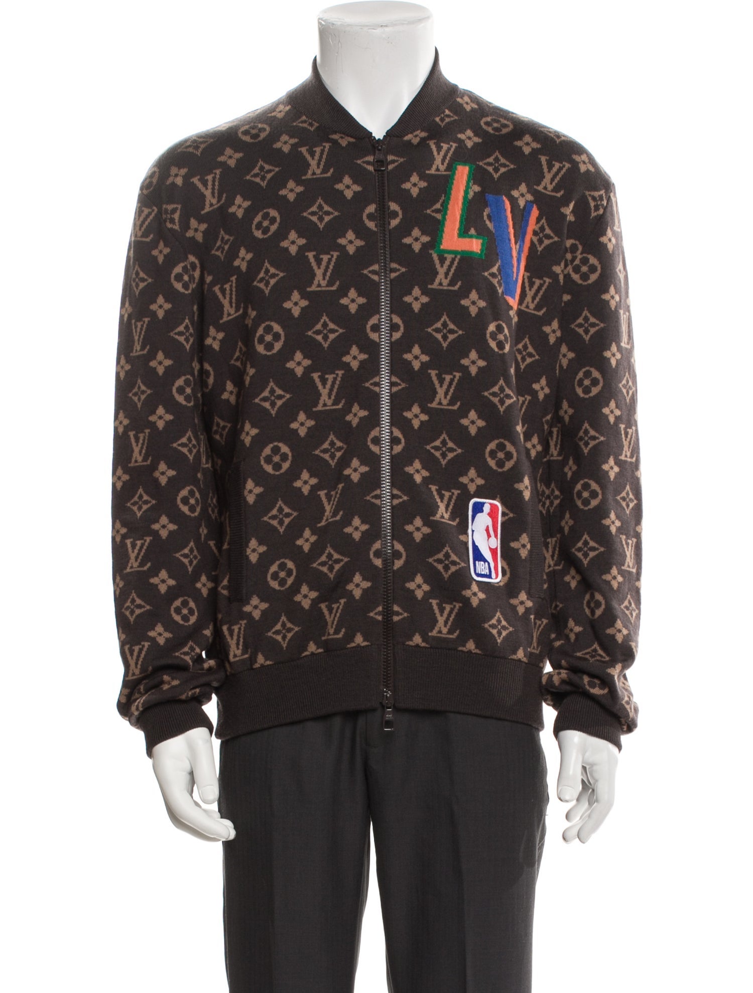 Louis Vuitton x NBA 2021 LV Monogram Bomber Jacket