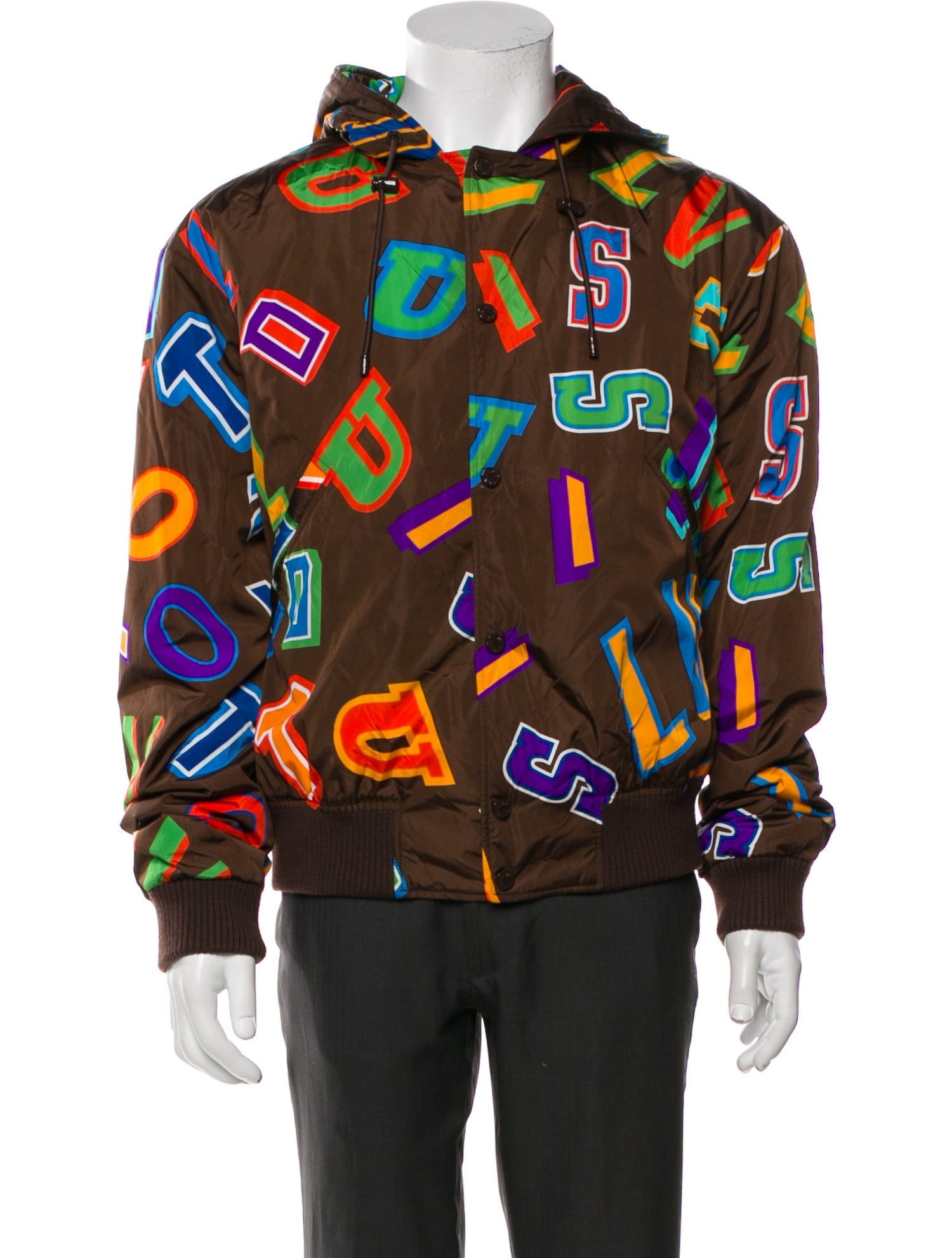 Louis Vuitton x NBA 2021 Graphic Print Windbreaker