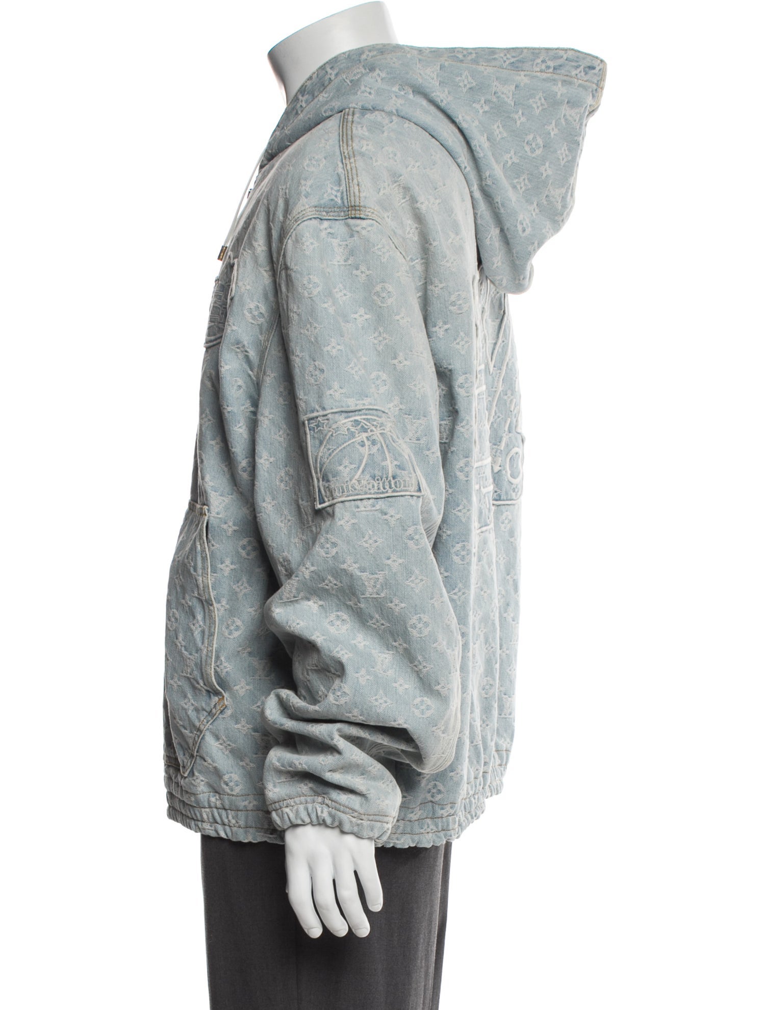 Louis Vuitton x NBA 2021 Monogram Denim Jacket Denim Jacket