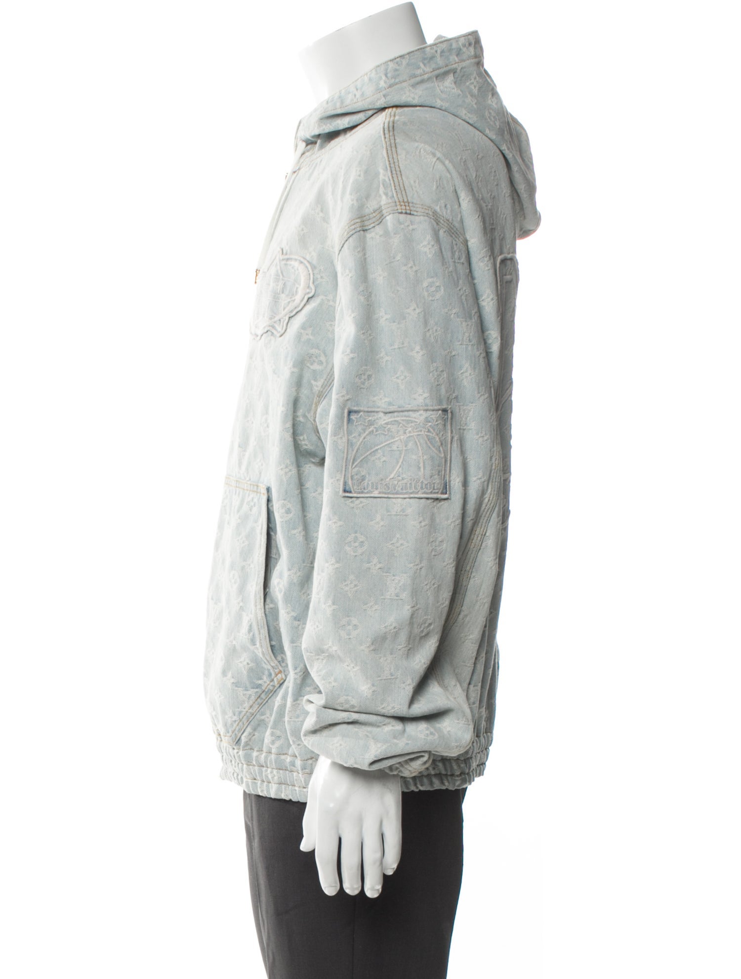 Louis Vuitton x NBA 2021 LV Monogram Denim Jacket w/ Tags