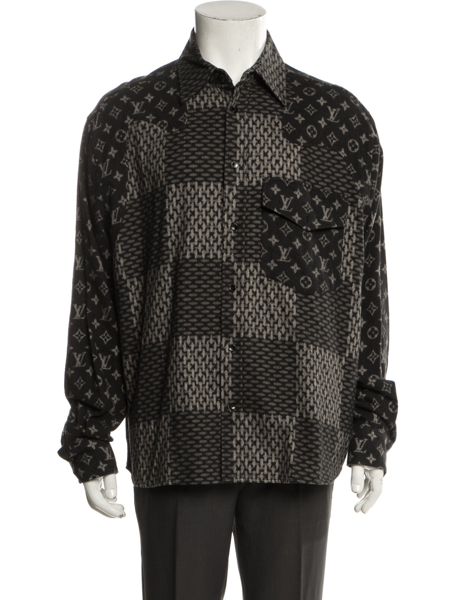 Louis Vuitton x Nigo 2022 LV Monogram Shirt