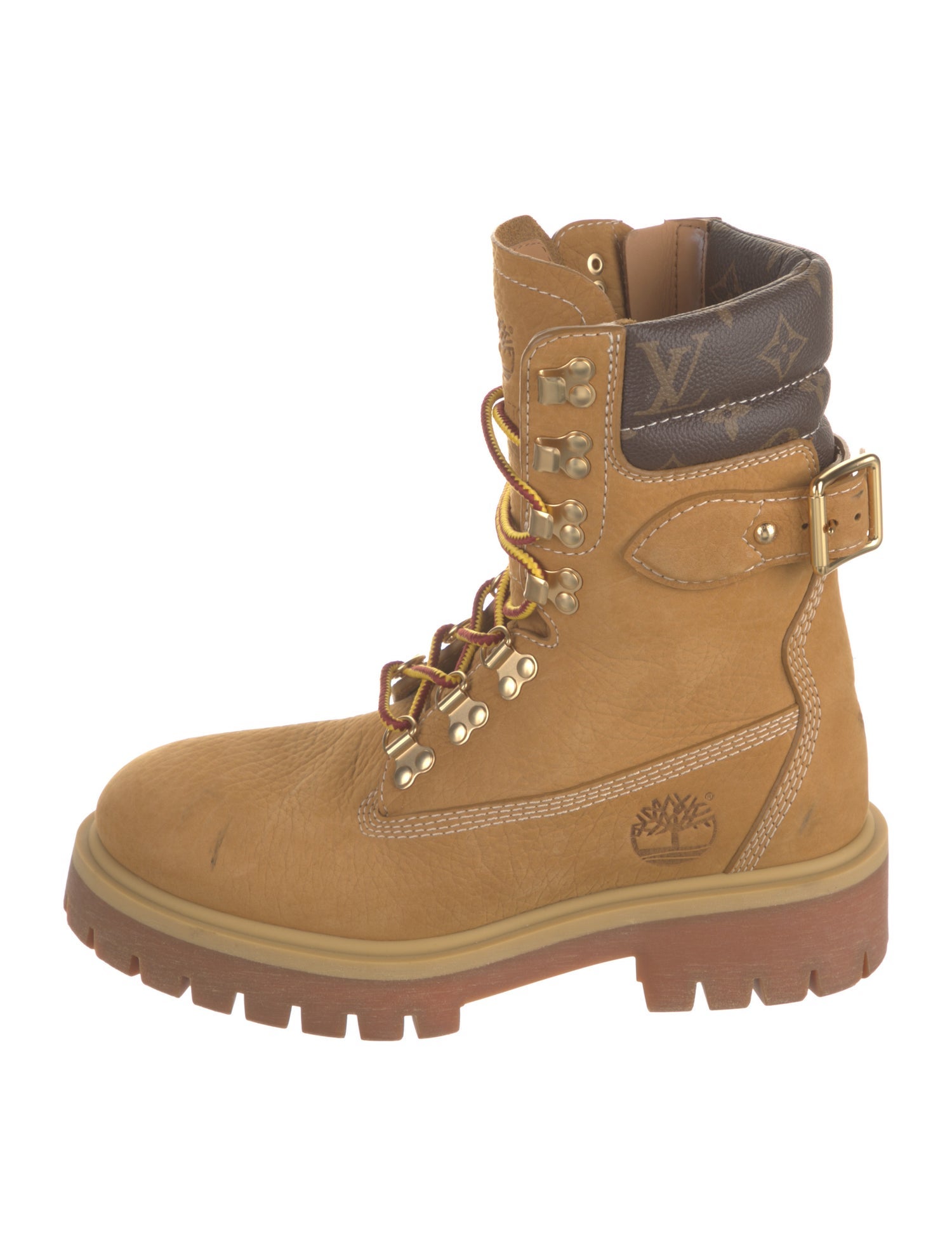 Louis Vuitton x Timberland Ranger Suede Combat Boots