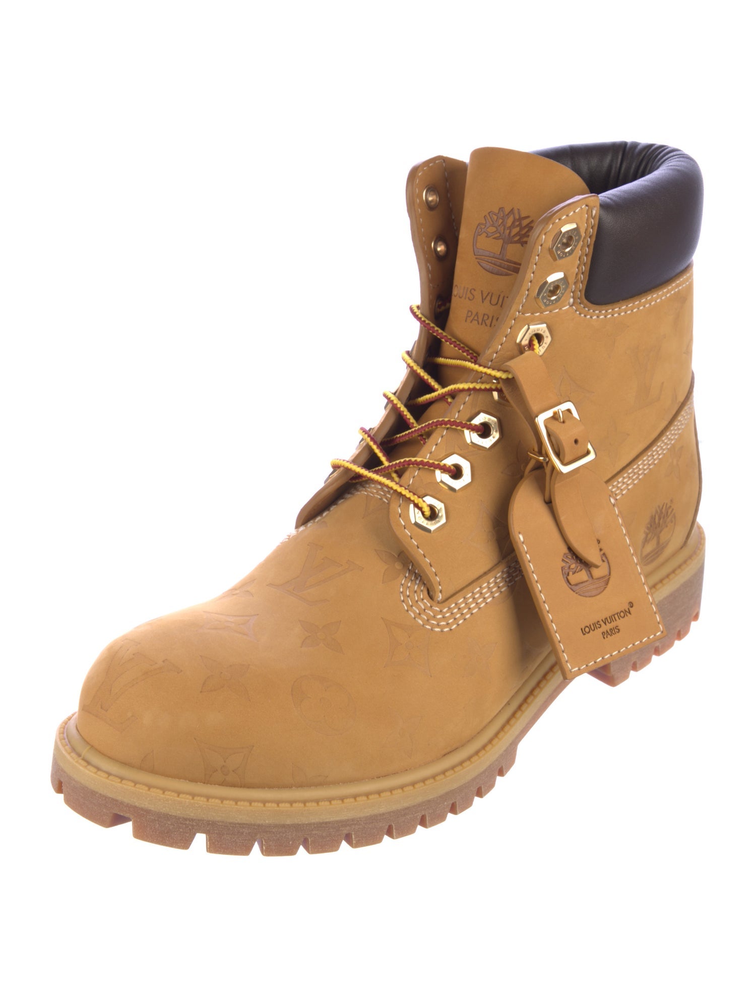 Louis Vuitton x Timberland 2024 LV Monogram Hiking Boots