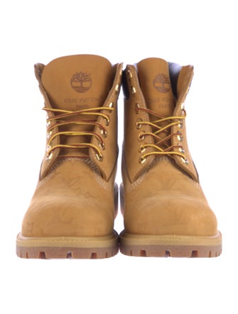 Louis Vuitton x Timberland 2024 LV Monogram Hiking Boots