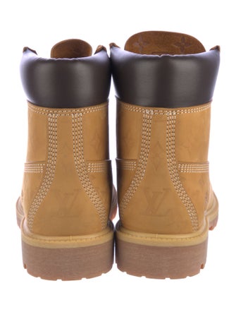 Louis Vuitton x Timberland 2024 LV Monogram Hiking Boots